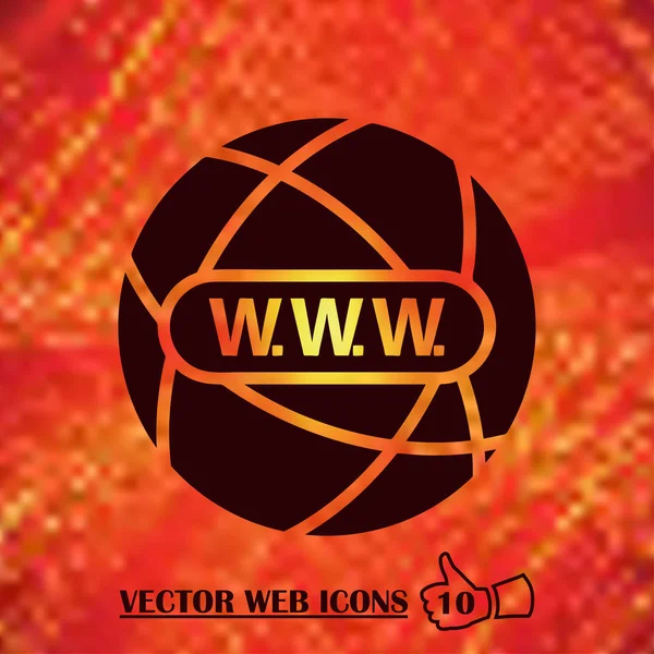 Web sitesi simge. Web tasarım stili