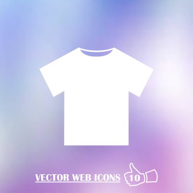 T-shirt web simge vektör.