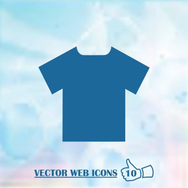 T-shirt web simge vektör.