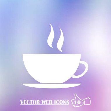 Kahve Kupası simge vektör çizim eps10.