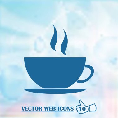 Kahve Kupası simge vektör çizim eps10.