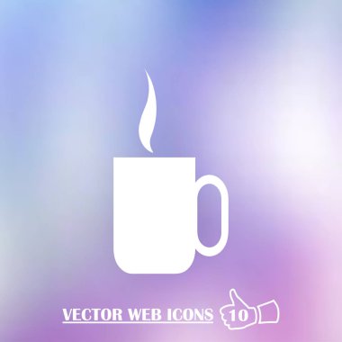 Kahve Kupası simge vektör çizim eps10.