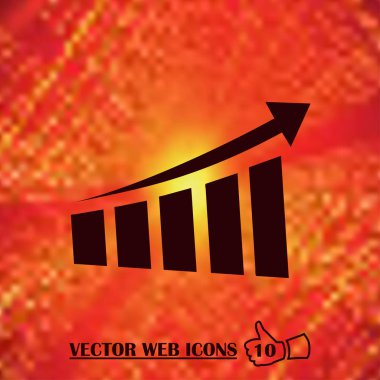 katı logo illüstrasyon. grafik web simgesi