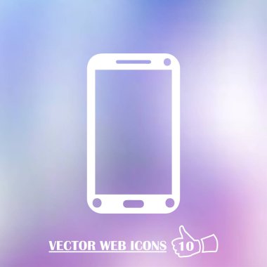 mükemmel detaylı modern akıllı telefon yalıtım vektör