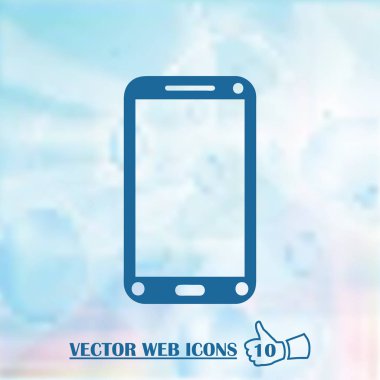 mükemmel detaylı modern akıllı telefon yalıtım vektör