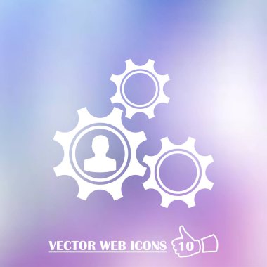 simge resim web vektör eps tasarlamak dişli