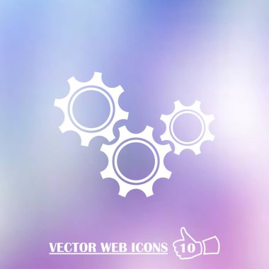 simge resim web vektör eps tasarlamak dişli