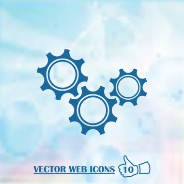 simge resim web vektör eps tasarlamak dişli