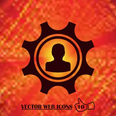 simge resim web vektör eps tasarlamak dişli