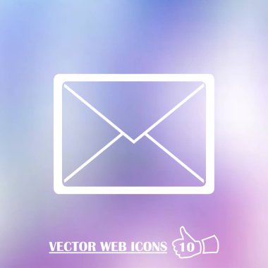 vektör posta web simgesi