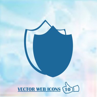 Trendy düz stilde kalkan kutsal kişilerin resmi. Vektör çizim, Eps10.