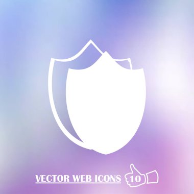 Trendy düz stilde kalkan kutsal kişilerin resmi. Vektör çizim, Eps10.