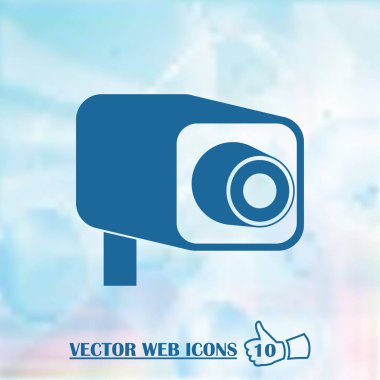 Video kamera simgesi vektörü