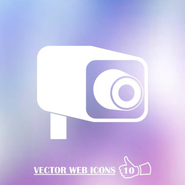 Video kamera simgesi vektörü