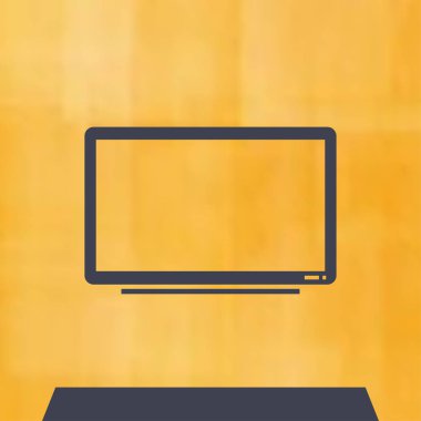 Vektör Tv ekran simgesini