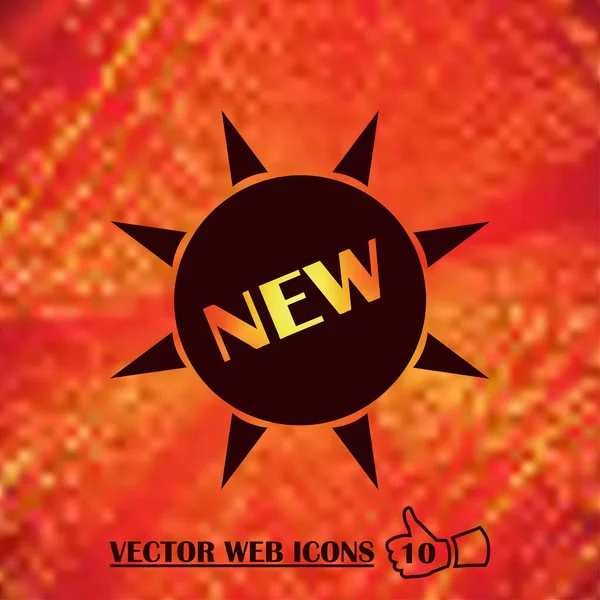 Daire içinde yeni işareti simgesi