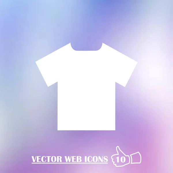 Web de T-Shirt icône vecteur. — Image vectorielle