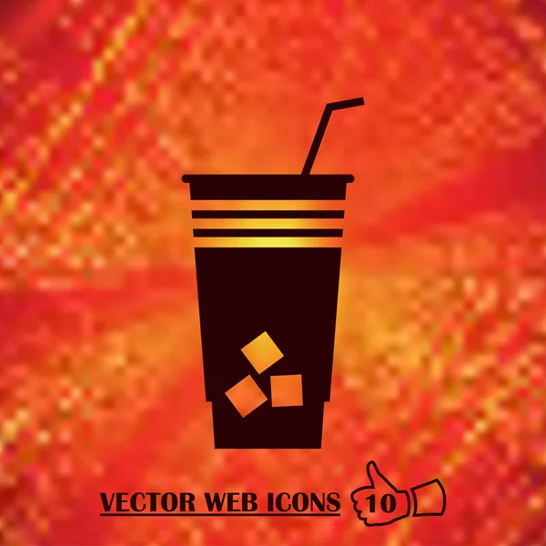 Cocktail-Symbol-Vektor-Abbildung eps10. — Stockvektor