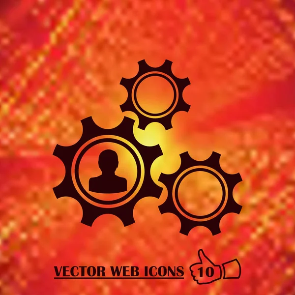 simge resim web vektör eps tasarlamak dişli