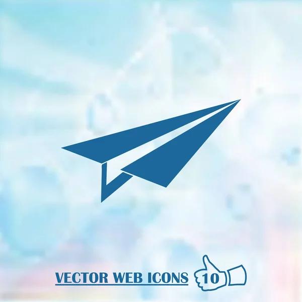 Ebene Icon Vektor, solide Abbildung, Piktogramm — Stockvektor