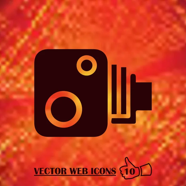 Video kamera simgesi vektörü