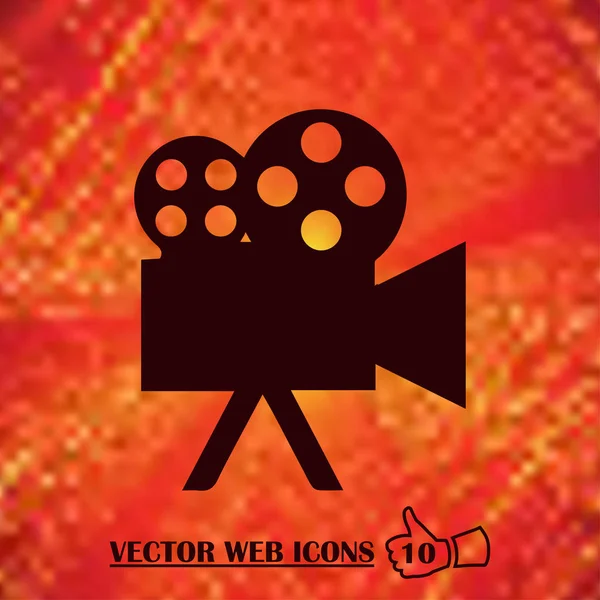 Вектор значков видеокамеры — стоковый вектор