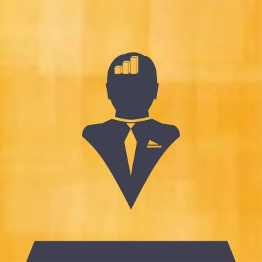 Vektör beyin çalışma Infographic. İnsan kafa diyagramı şablonu