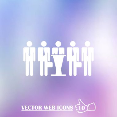 insanlar vektör web simgesi