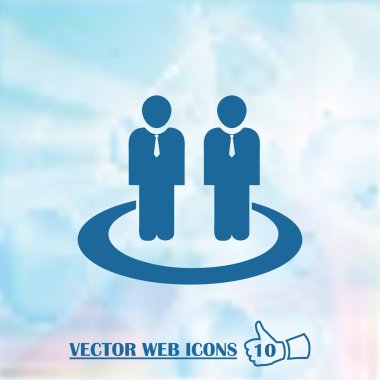 insanlar vektör web simgesi