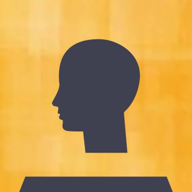 İşadamı avatar profil resmi. adam kafa simgesi