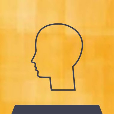 İşadamı avatar profil resmi. adam kafa simgesi