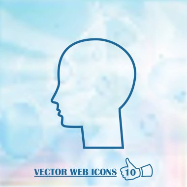 İşadamı avatar profil resmi. adam kafa simgesi