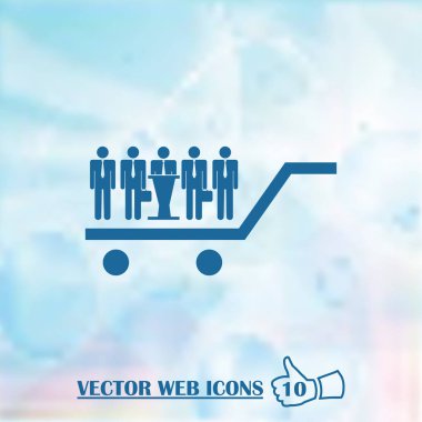 insanlar vektör web simgesi