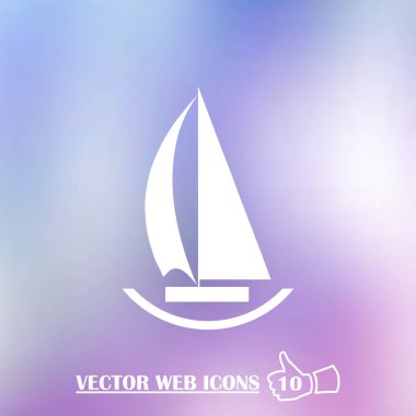 Vektör yelkende simgesi