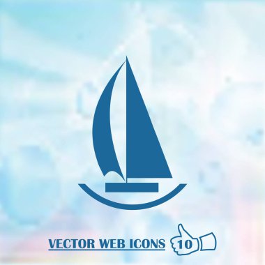 Vektör yelkende simgesi
