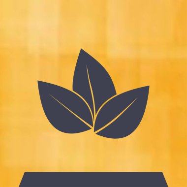 Yaprak web vektör simgesi