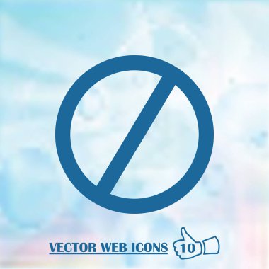 hiçbir işaret web simgesi