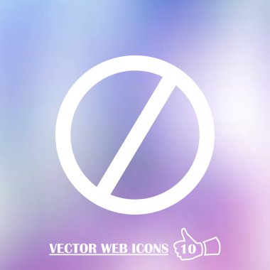 hiçbir işaret web simgesi