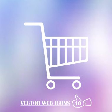 Alışveriş Aracı Simgesi Vektörü