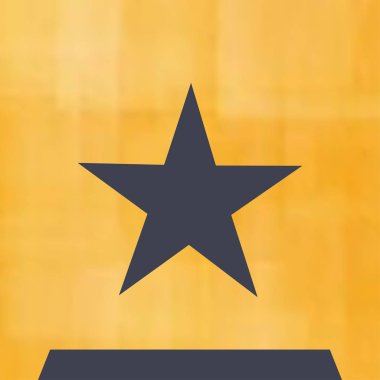 Klasik simge vektör yıldız.