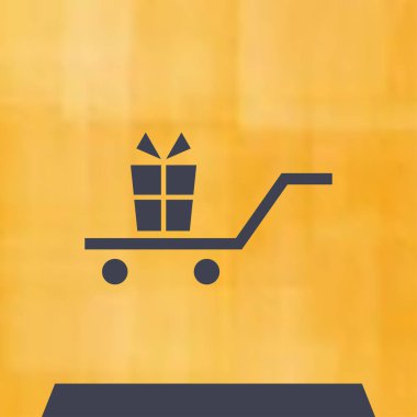 Hediye, hediye, Giftbox izole düz Web telefon simgesi