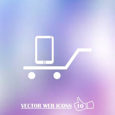 mükemmel detaylı modern akıllı telefon yalıtım vektör