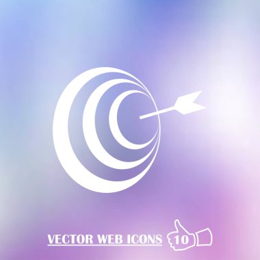 Hedef web simge vektör