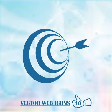 Hedef web simge vektör