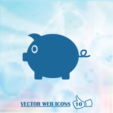 Kumbara simge vektör. Eps10