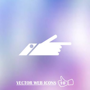 Simge vektör simgesi, büyük parmak, parmak.