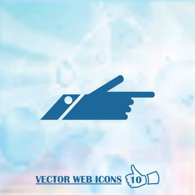 Simge vektör simgesi, büyük parmak, parmak.