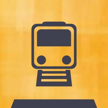 Simge vektör, Modern ulaşım işareti, Eps10 tren