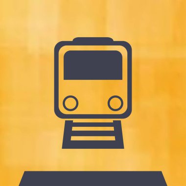 Simge vektör, Modern ulaşım işareti, Eps10 tren