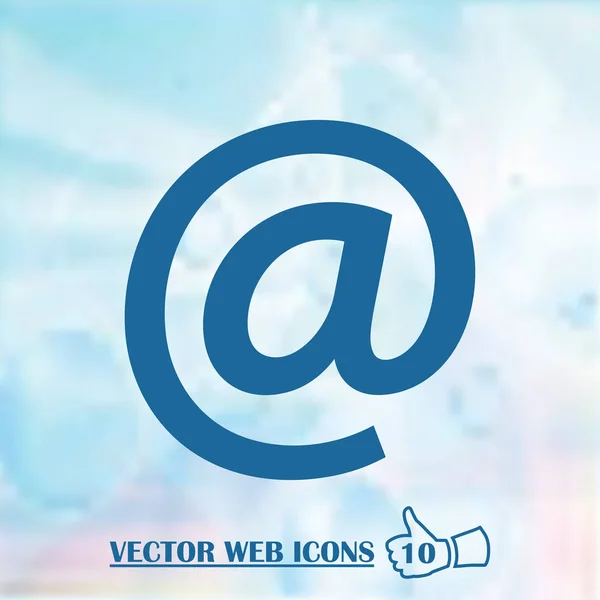 Vektor E-Mail Web Icon — Stockvektor